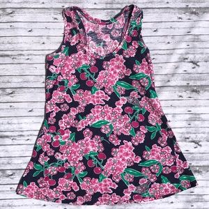 Lilly Pulitzer Racerback Tank SzXS EUC